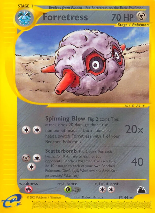 Forretress — Skyridge #9 (Pokémon TCG card)