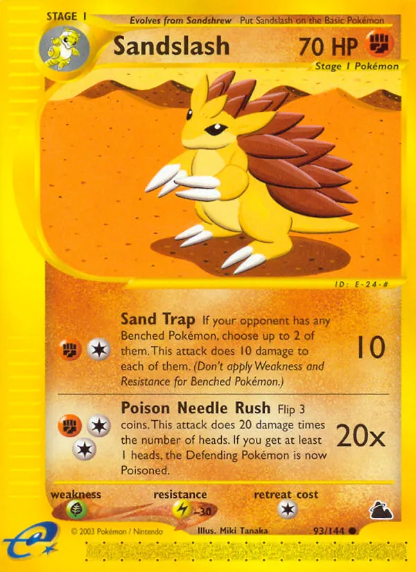 Sandslash — Skyridge #93 (Pokémon TCG card)