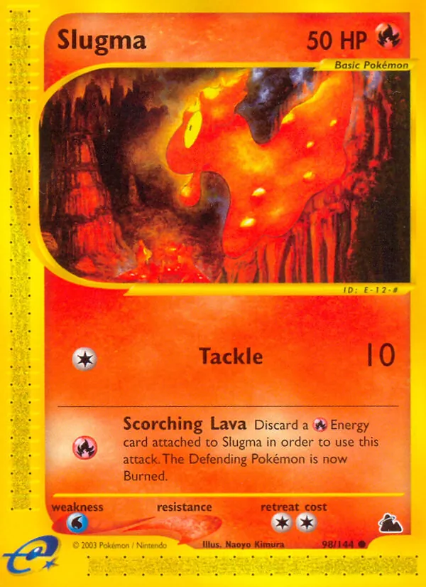 Slugma — Skyridge #98 (Pokémon TCG card)