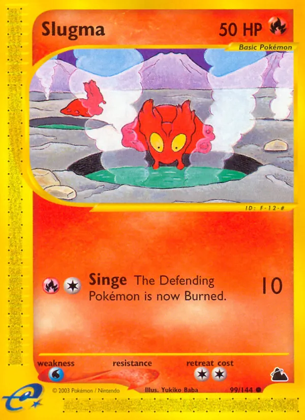 Slugma — Skyridge #99 (Pokémon TCG card)