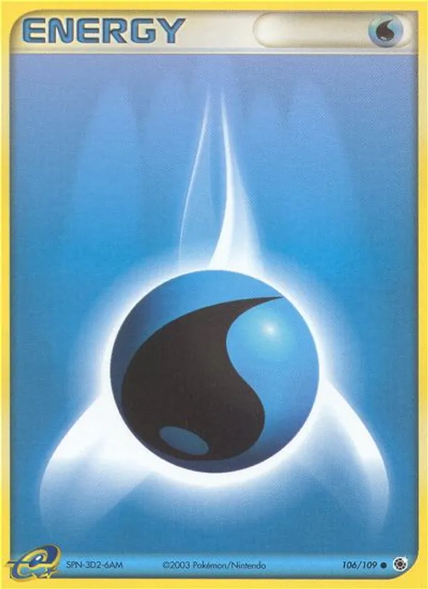 Water Energy — Ruby & Sapphire #106 (Pokémon TCG card)