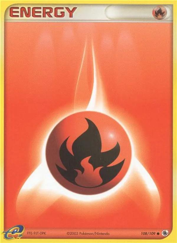 Fire Energy — Ruby & Sapphire #108 (Pokémon TCG card)