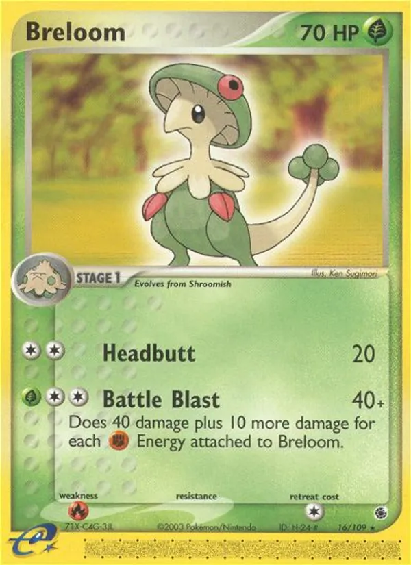 Breloom — Ruby & Sapphire #16 (Pokémon TCG card)