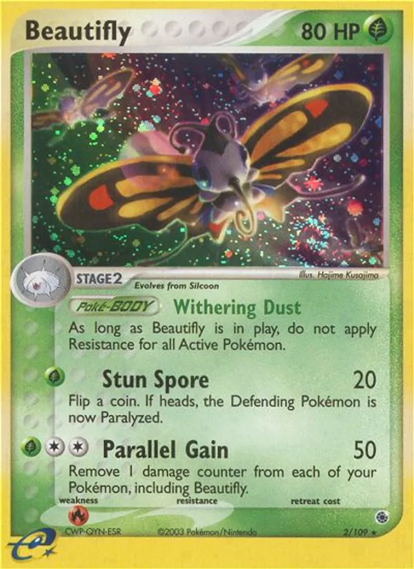 Beautifly — Ruby & Sapphire #2 (Pokémon TCG card)