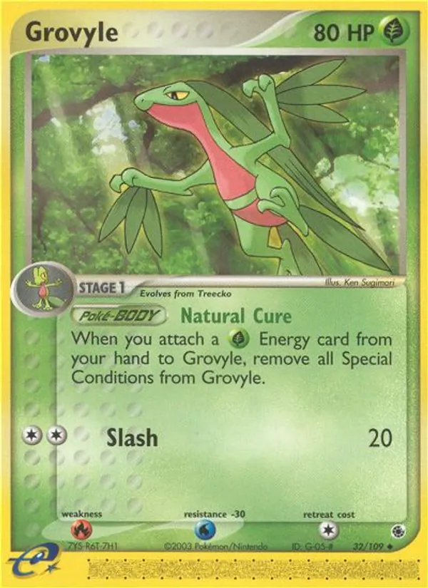 Grovyle — Ruby & Sapphire #32 (Pokémon TCG card)