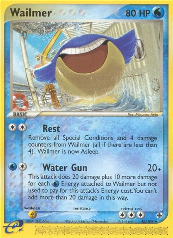 Wailmer — Ruby & Sapphire #48 (Pokémon TCG card)