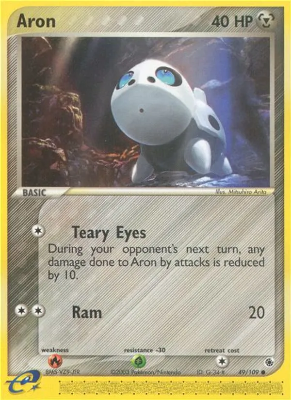 Aron — Ruby & Sapphire #49 (Pokémon TCG card)