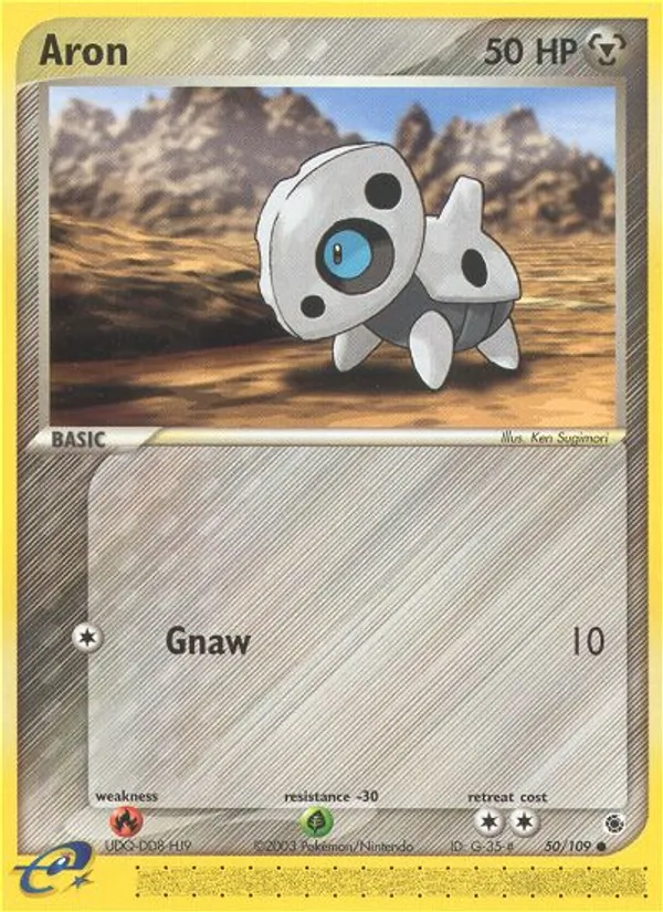 Aron — Ruby & Sapphire #50 (Pokémon TCG card)