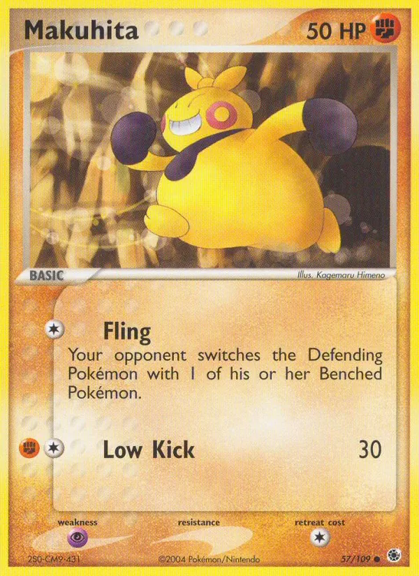 Makuhita — Ruby & Sapphire #57 (Pokémon TCG card)