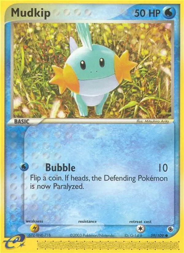 Mudkip — Ruby & Sapphire #59 (Pokémon TCG card)