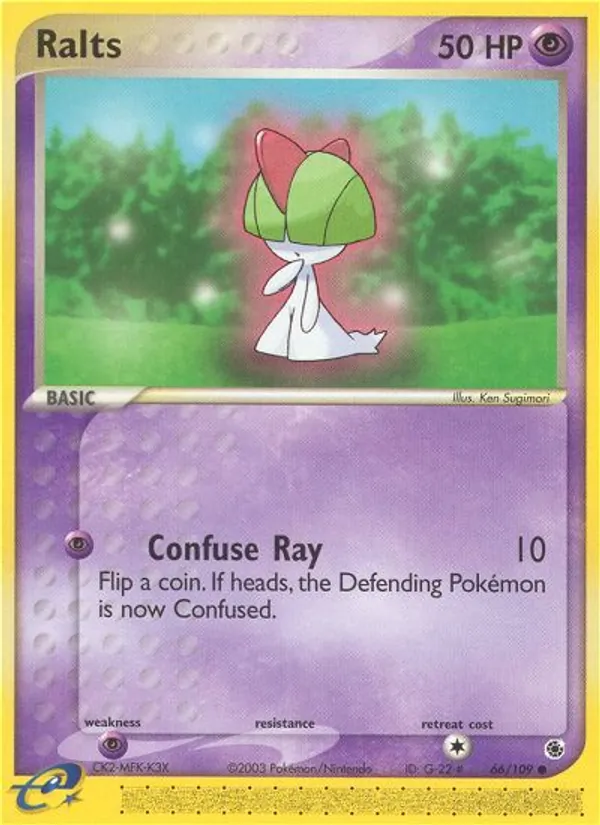 Ralts — Ruby & Sapphire #66 (Pokémon TCG card)