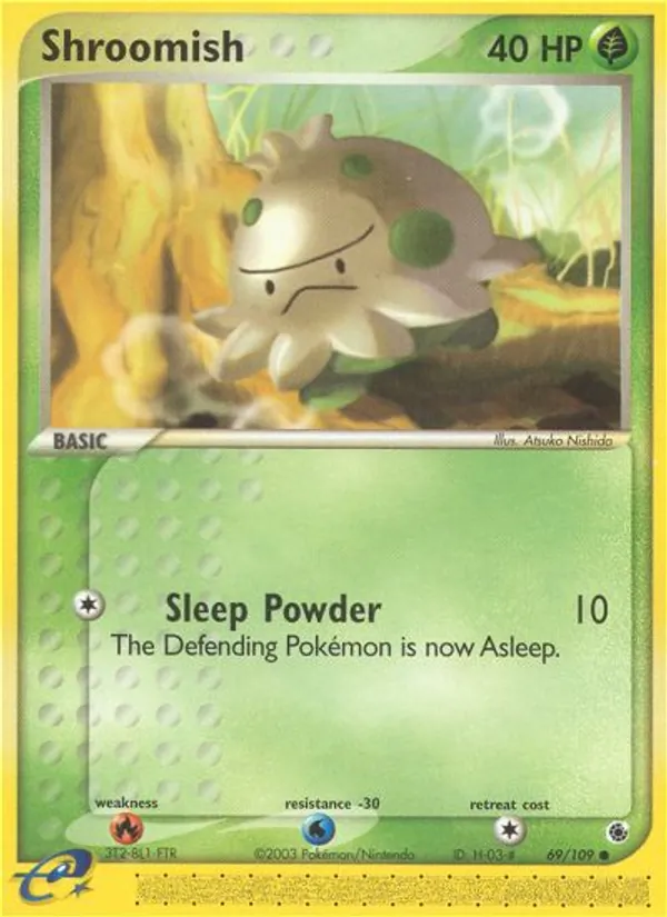 Shroomish — Ruby & Sapphire #69 (Pokémon TCG card)