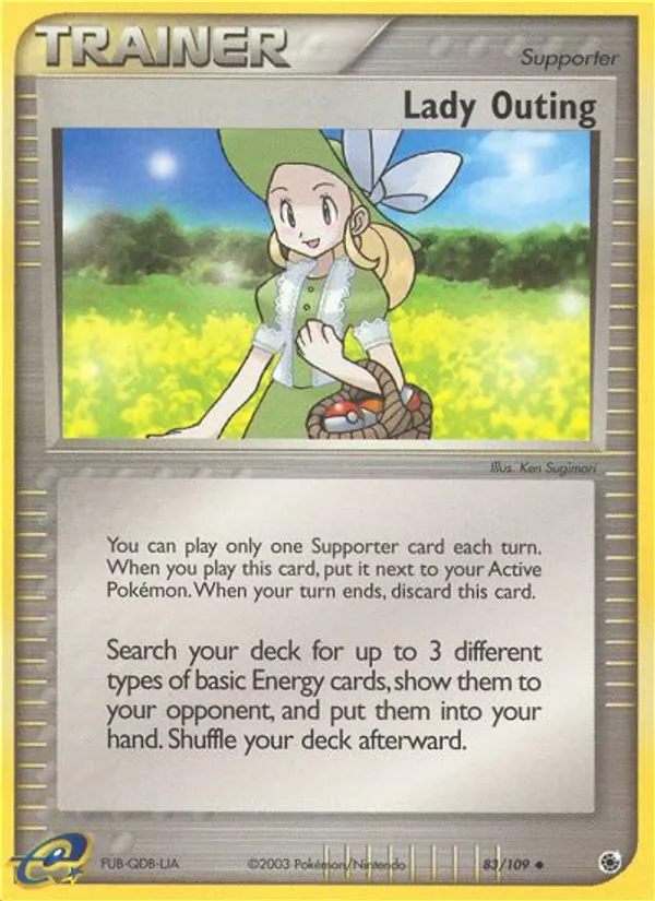 Lady Outing — Ruby & Sapphire #83 (Pokémon TCG card)