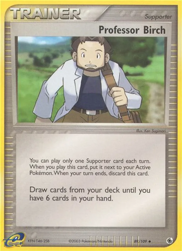 Professor Birch — Ruby & Sapphire #89 (Pokémon TCG card)