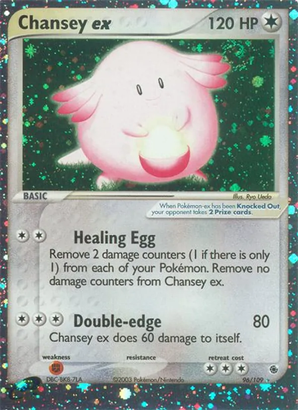 Chansey ex — Ruby & Sapphire #96 (Pokémon TCG card)