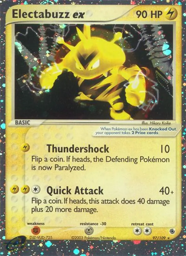 Electabuzz ex — Ruby & Sapphire #97 (Pokémon TCG card)