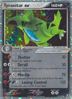 Tyranitar ex (Unseen Forces #111)