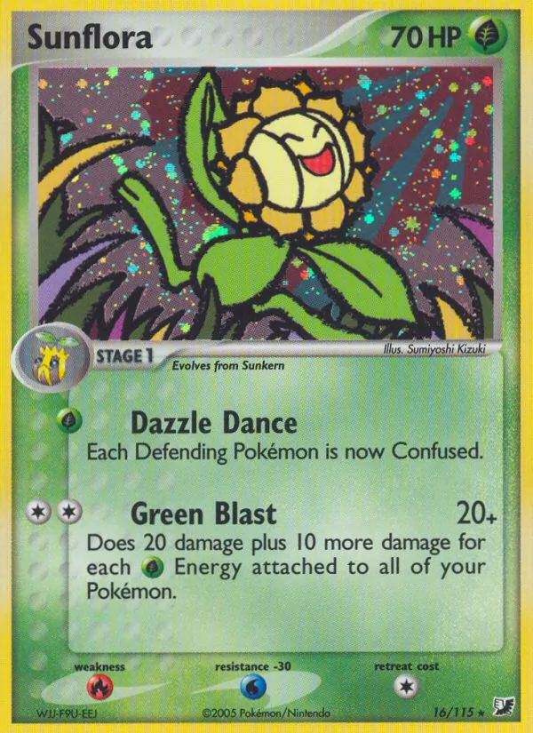 Sunflora — Unseen Forces #16 (Pokémon TCG card)