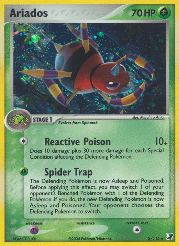 Ariados — Unseen Forces #2 (Pokémon TCG card)
