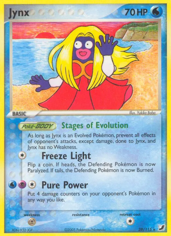 Jynx — Unseen Forces #28 (Pokémon TCG card)