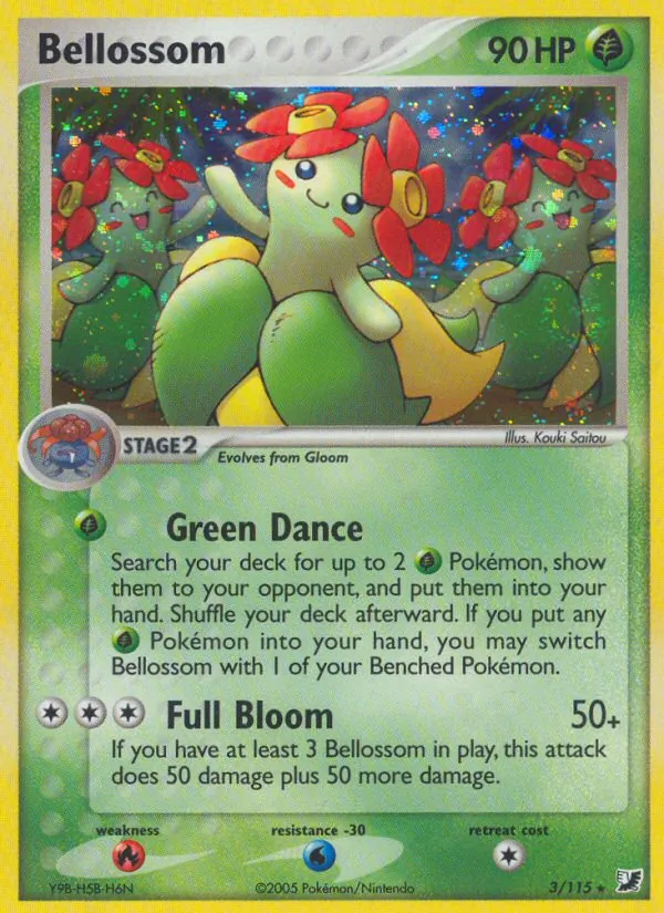 Bellossom — Unseen Forces #3 (Pokémon TCG card)