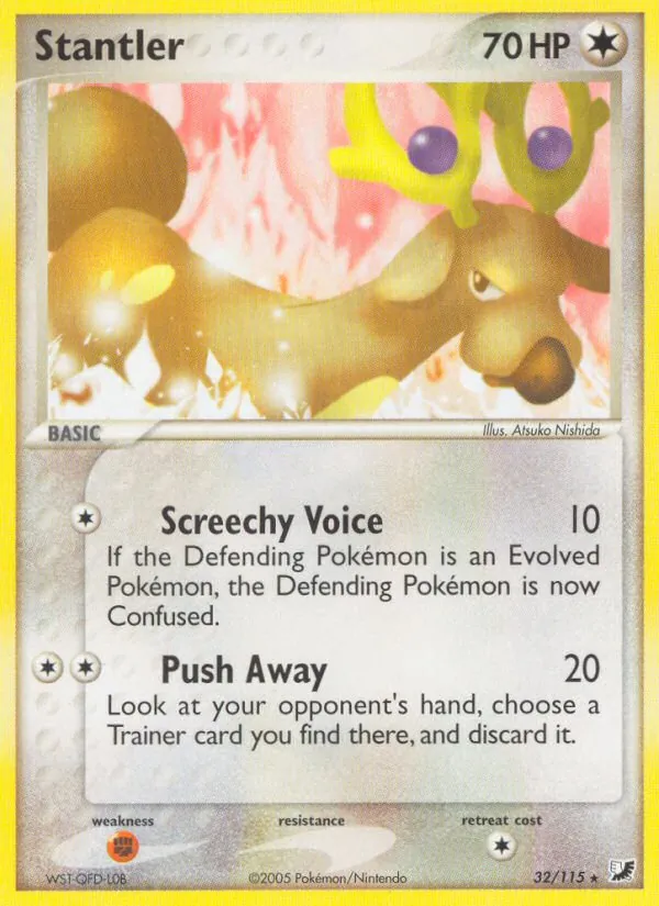 Stantler — Unseen Forces #32 (Pokémon TCG card)