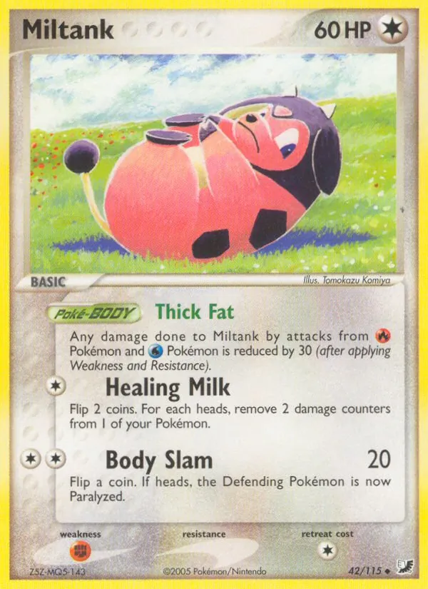 Miltank — Unseen Forces #42 (Pokémon TCG card)