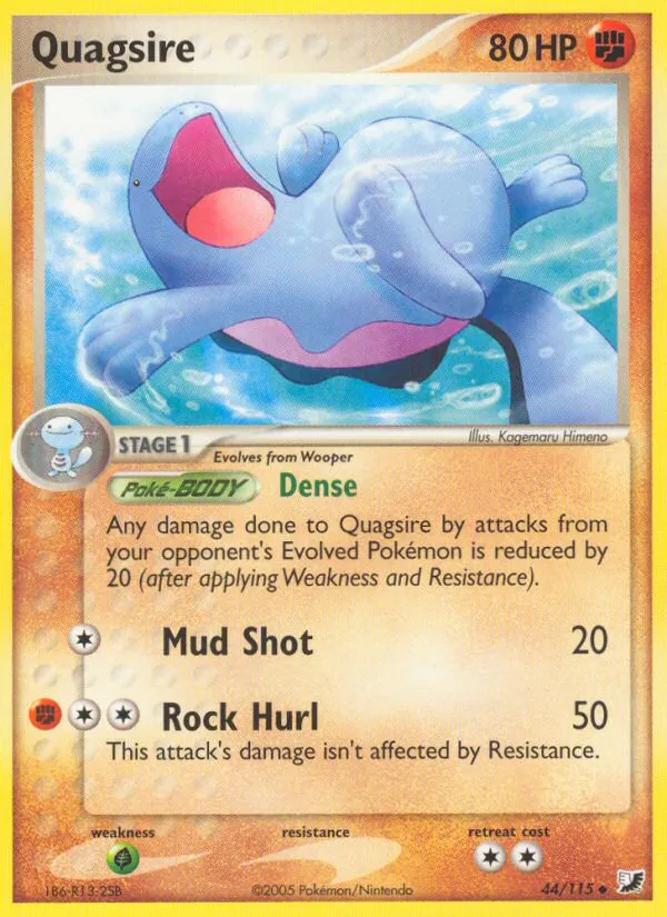 Quagsire — Unseen Forces #44 (Pokémon TCG card)