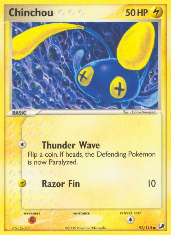 Chinchou — Unseen Forces #52 (Pokémon TCG card)