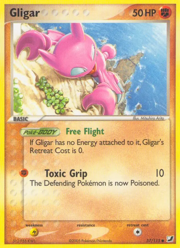 Gligar — Unseen Forces #57 (Pokémon TCG card)