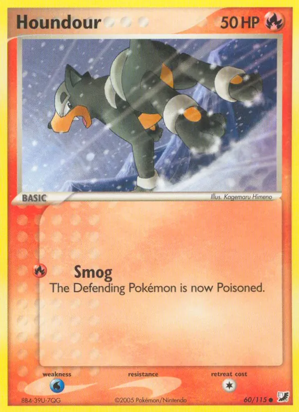 Houndour — Unseen Forces #60 (Pokémon TCG card)
