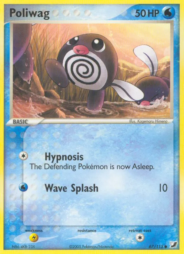 Poliwag — Unseen Forces #67 (Pokémon TCG card)