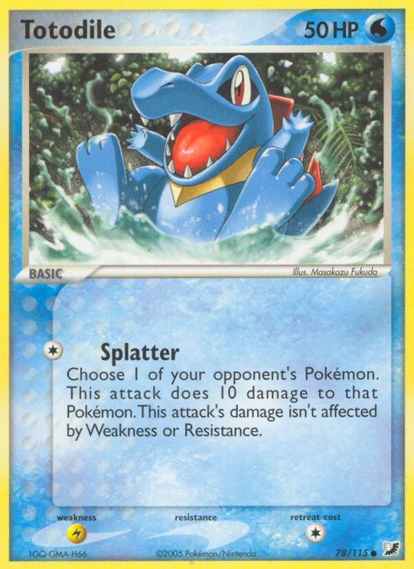 Totodile — Unseen Forces #78 (Pokémon TCG card)
