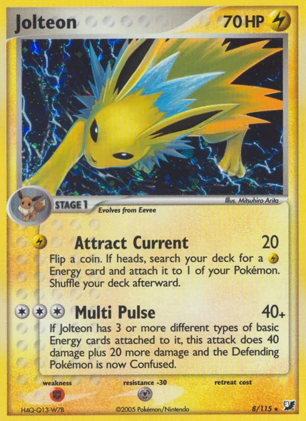 Jolteon — Unseen Forces #8 (Pokémon TCG card)