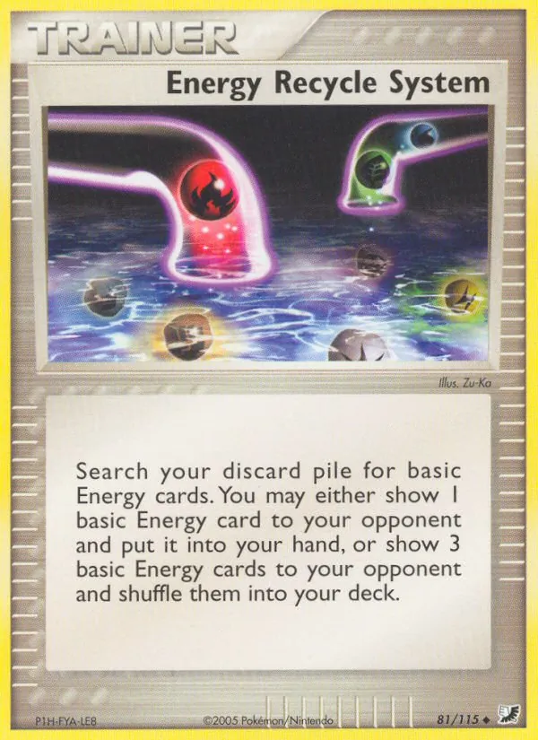 Energy Recycle System — Unseen Forces #81 (Pokémon TCG card)