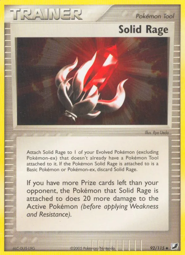 Solid Rage — Unseen Forces #92 (Pokémon TCG card)
