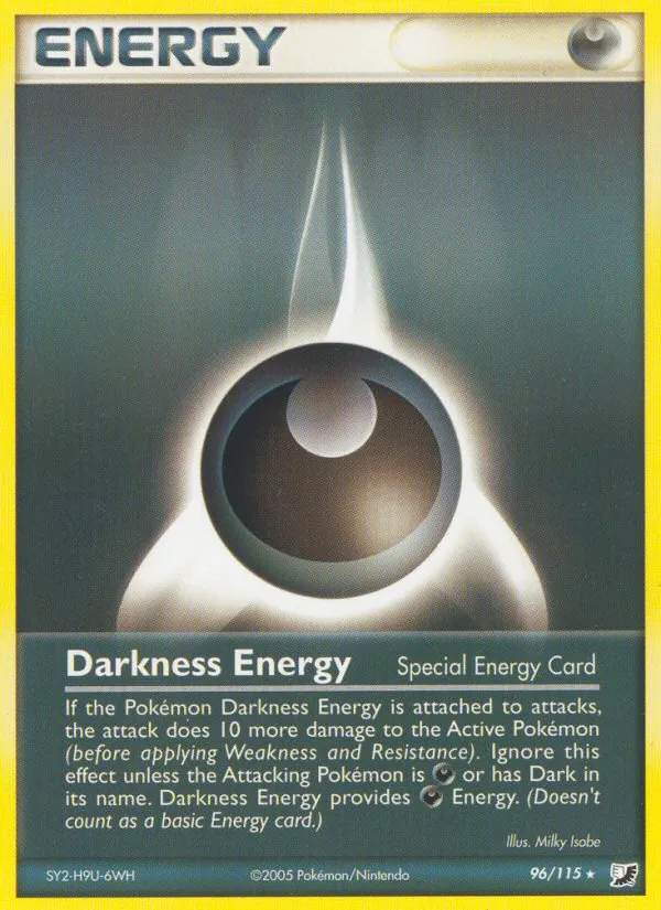 Darkness Energy — Unseen Forces #96 (Pokémon TCG card)
