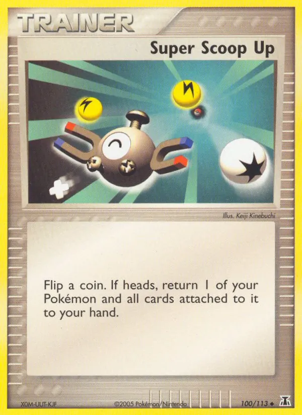 Super Scoop Up — Delta Species #100 (Pokémon TCG card)