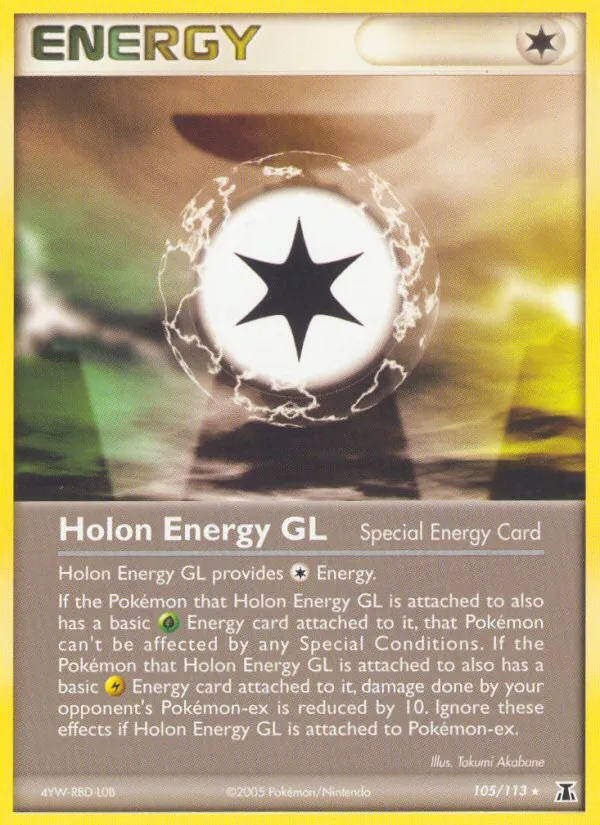 Holon Energy GL — Delta Species #105 (Pokémon TCG card)