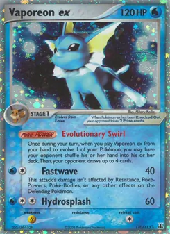 Vaporeon ex (Delta Species #110)