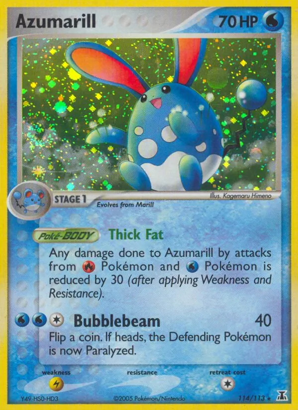 Azumarill — Delta Species #114 (Pokémon TCG card)