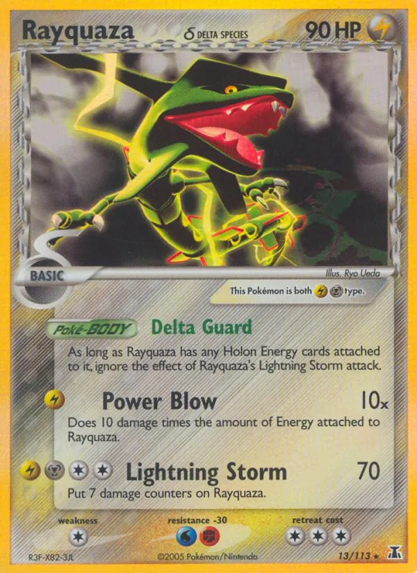 Rayquaza δ — Delta Species #13 (Pokémon TCG card)