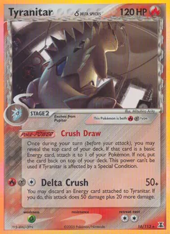Tyranitar δ (Delta Species #16)