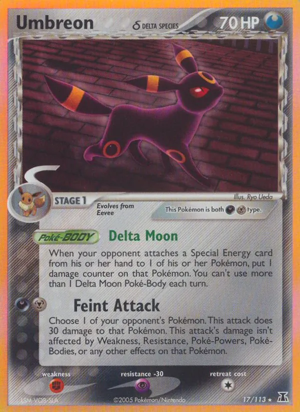 Umbreon δ — Delta Species #17 (Pokémon TCG card)