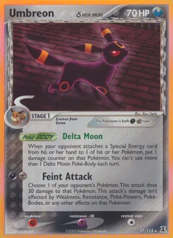 Umbreon δ (Delta Species #17)