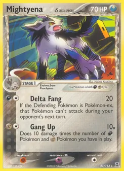 Mightyena δ (Delta Species #24)