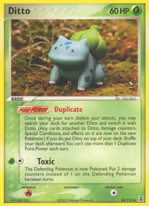 Ditto — Delta Species #36 (Pokémon TCG card)