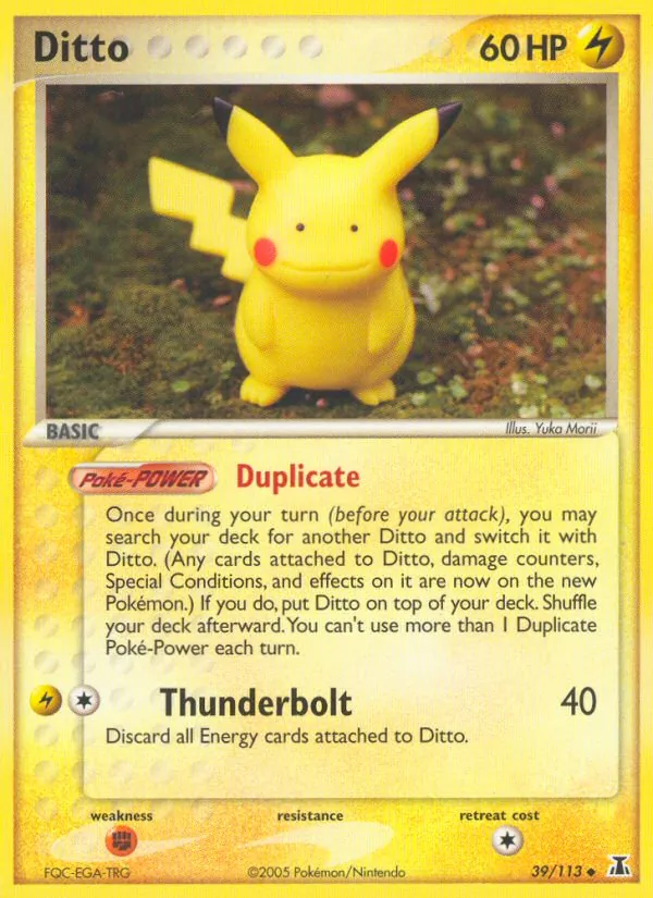 Ditto — Delta Species #39 (Pokémon TCG card)