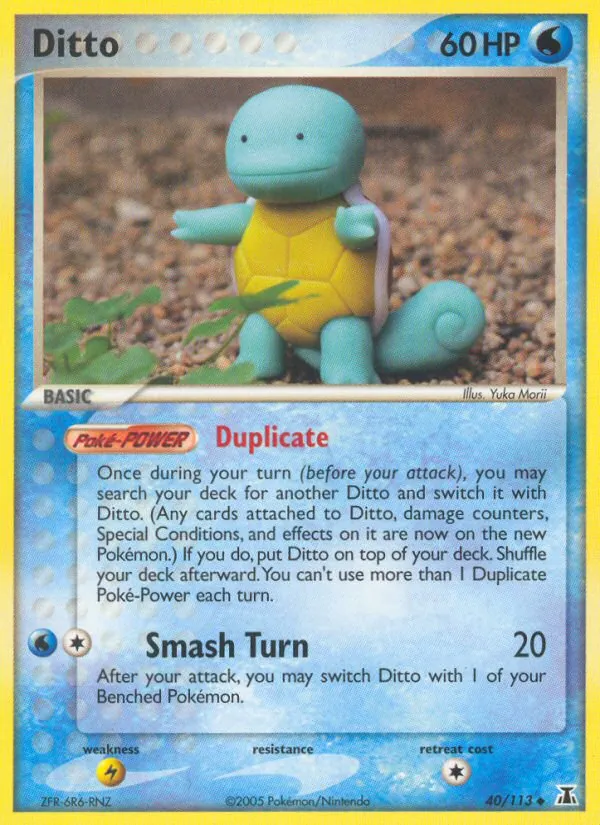 Ditto — Delta Species #40 (Pokémon TCG card)