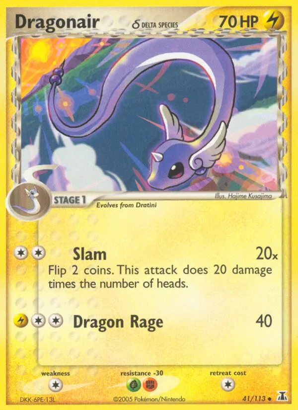 Dragonair δ — Delta Species #41 (Pokémon TCG card)